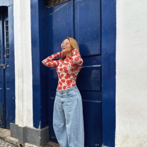 Blusa Tule Tomate